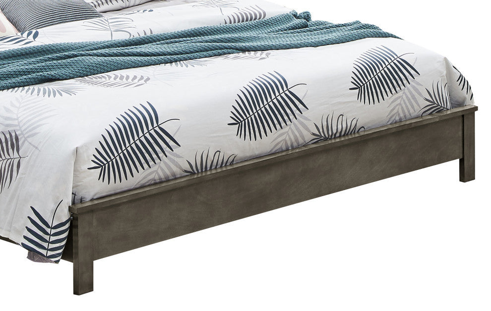 Burlington Upholstered King Panel Bed, Gray