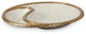 Florentine 13" Yin Yang Bowl, Gold Snow