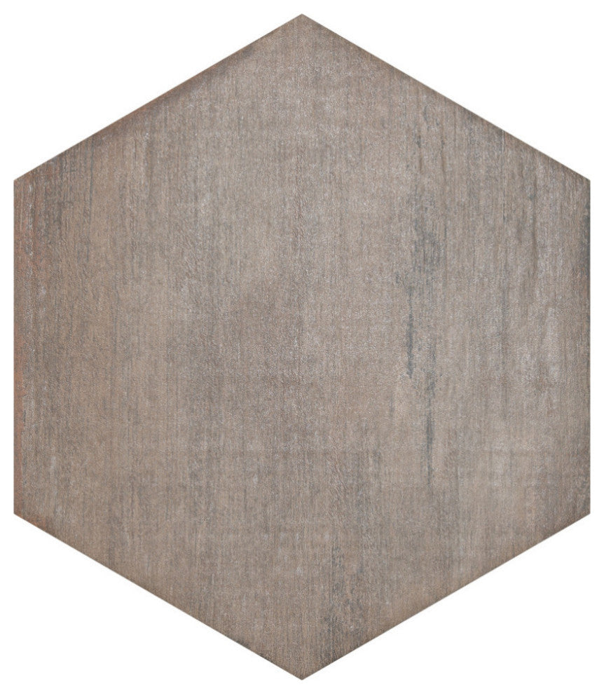 Merola Tile Retro Mini Hex  Porcelain Floor and Wall Tile Sample