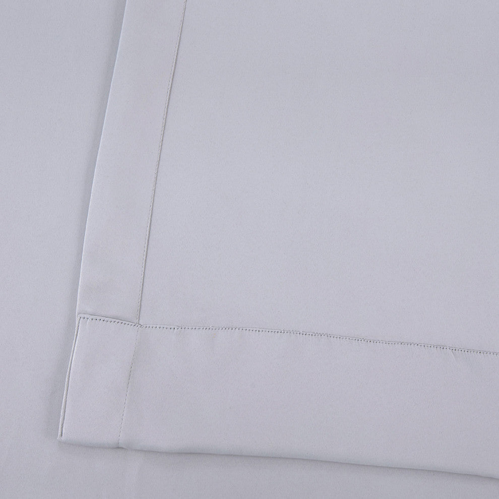 Fog Gray Room Darkening Curtain, Set of 2, 50"x96"