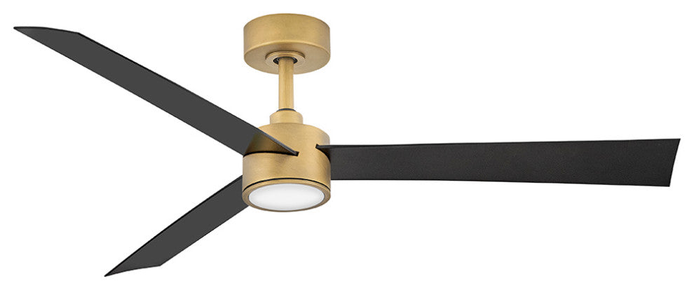 Hinkley Speck 52" Smart Fan, Heritage Brass
