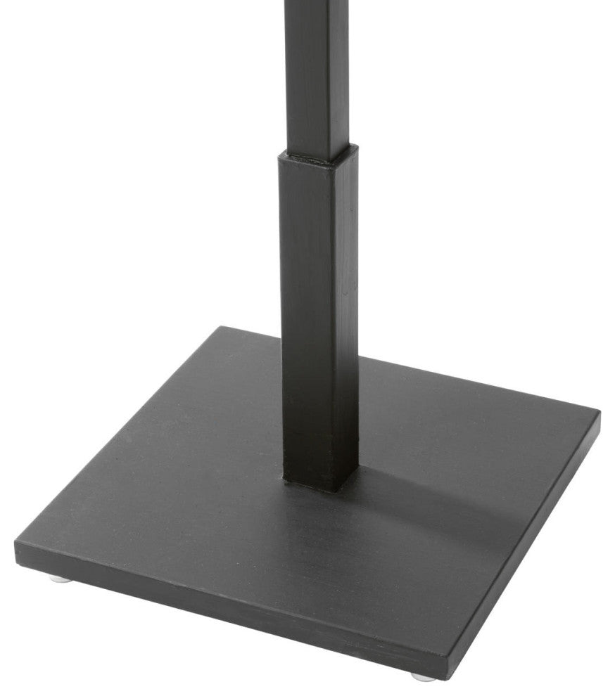 4 Sided Black Garment Rack with 12 Arms