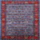 Ahgly Company Indoor Square Mid-Century Modern Area Rugs, 8' Square