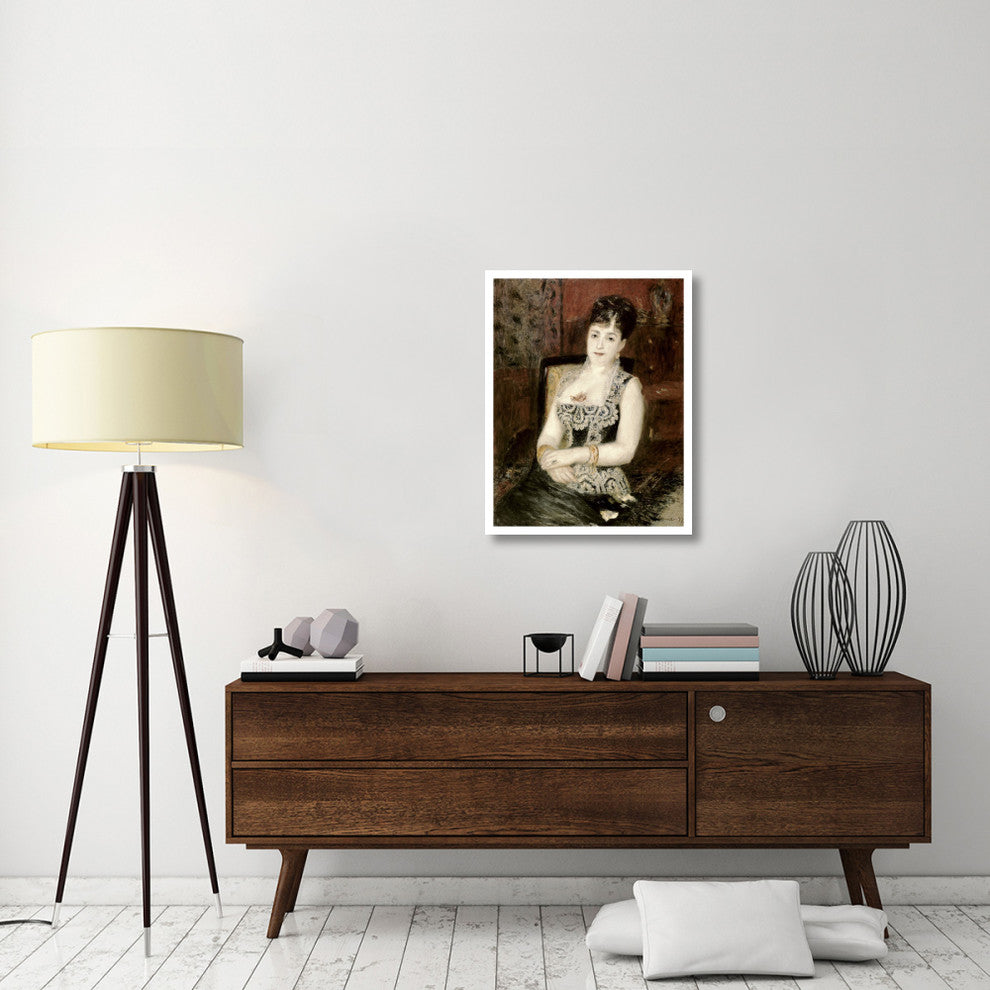 "Portrait of a Woman" Digital Paper Print by Pierre-Auguste Renoir, 25"x32"