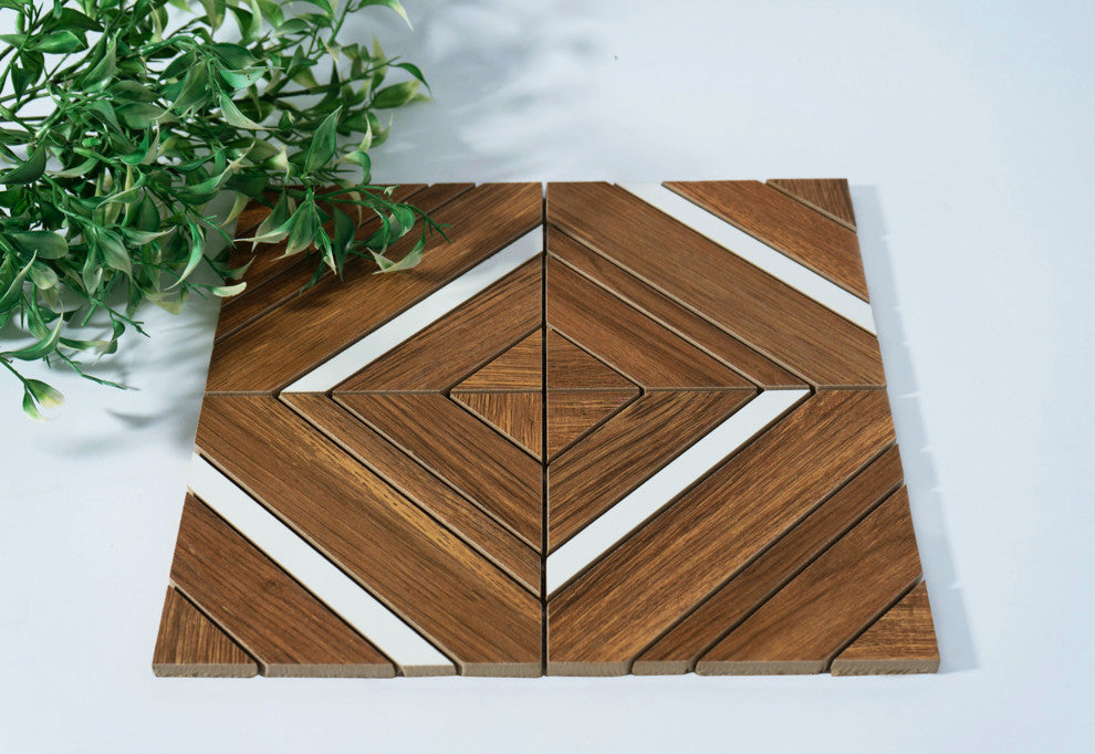Woodlook Porcelain Mosaic Wall & Floor Tile