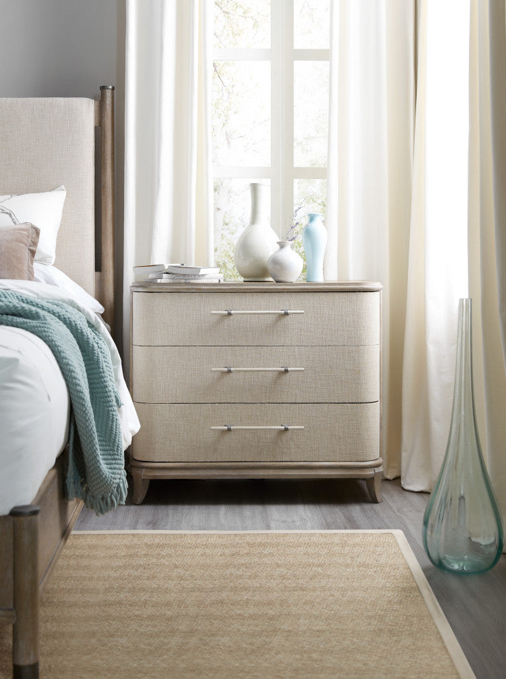 Lifestyle image showing the chest in a real bedroom setting.