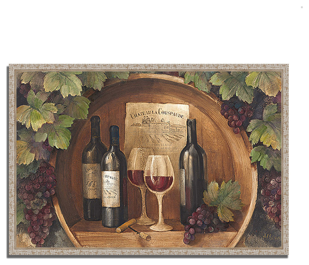 "At The Winery" By Albena Hristova, Giclee Print On Canvas, Ready To Hang
