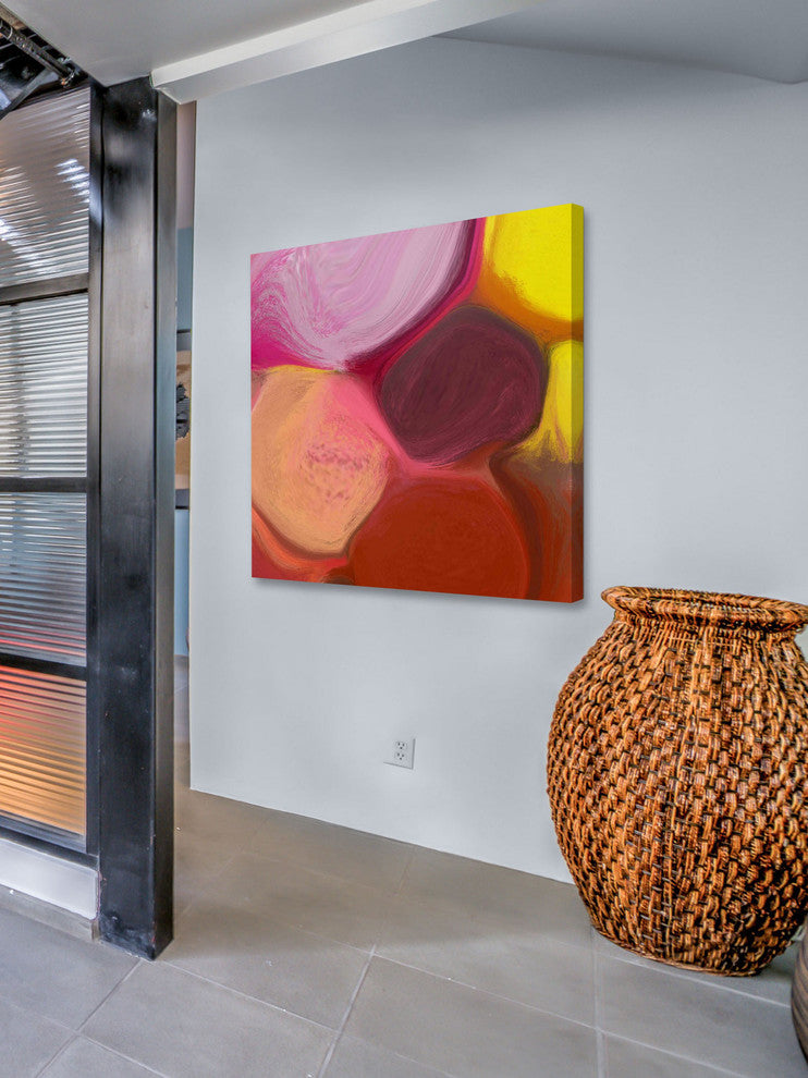 "Color Streams" Painting Print on Canvas by Irena Orlov