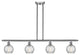 Innovations 516-4I-SN-G1215-6-LED 4 Light Island Light, Brushed Satin Nickel
