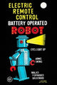 Electric Remote Control Battery Operated Robot- Canvas Poster 20" x 30"