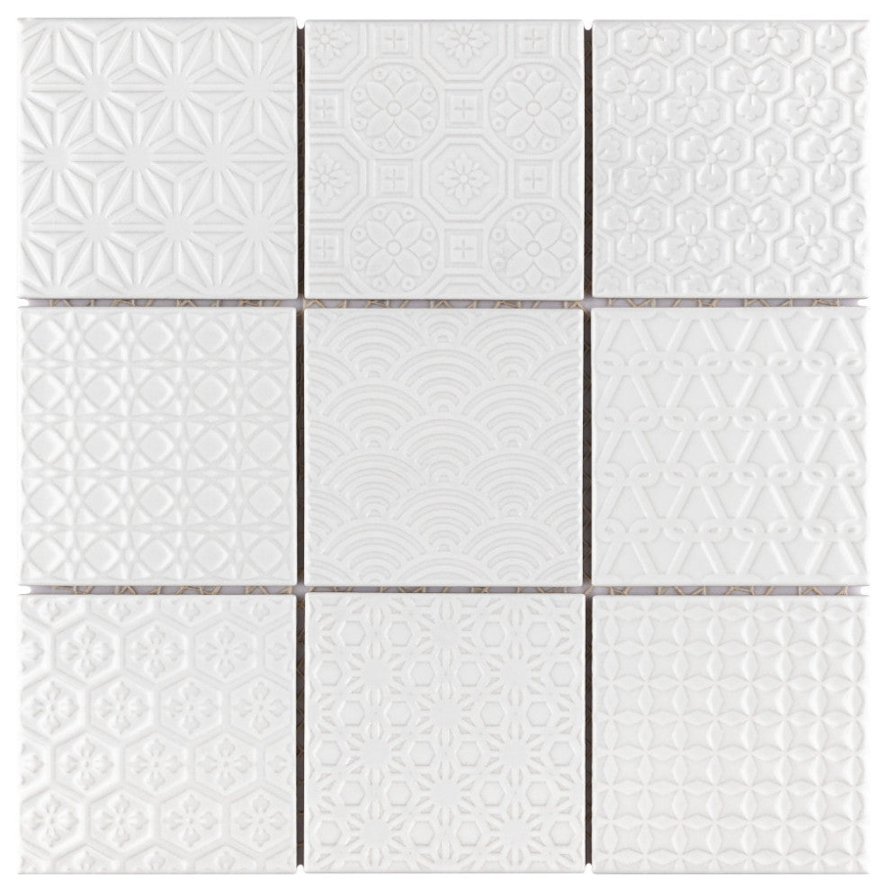 Spirit White Porcelain Floor and Wall Tile