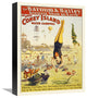 "Barnum & Bailey Coney Island Water Carnival 3g10497u" Canvas Giclee, 12"x16"