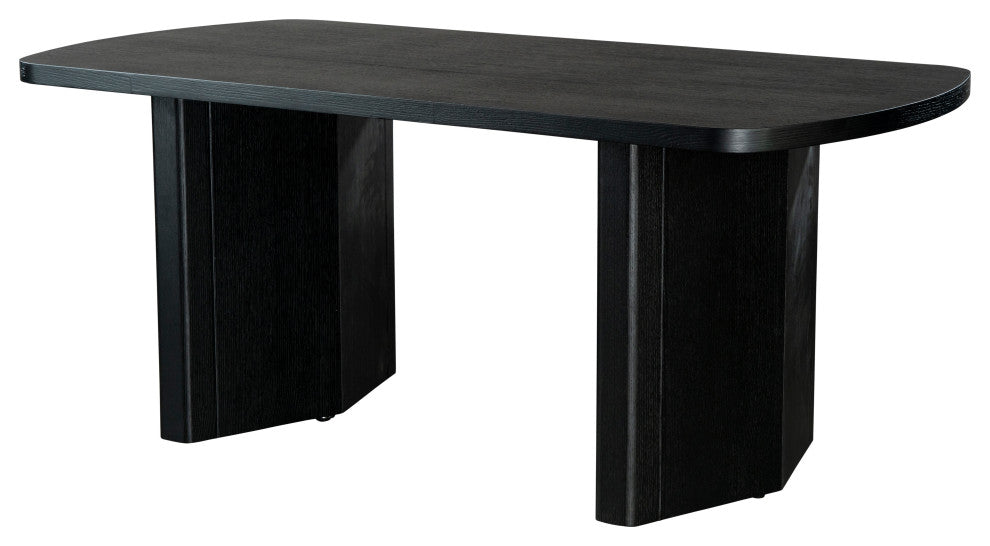 Bradley Rectangular Dining Table Set With 6 Gray Chairs