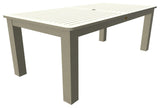 Rectangular 42x84 Table, Weathered Acorn, Whitewash