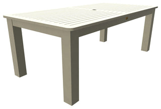 Rectangular 42x84 Table, Weathered Acorn, Whitewash