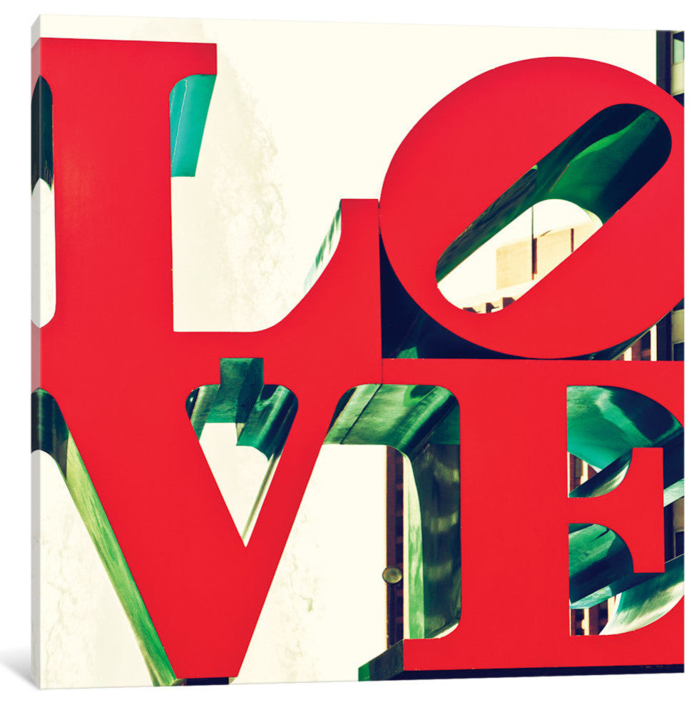 "LOVE" by Philippe Hugonnard, 26x26x1.5