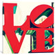 "LOVE" by Philippe Hugonnard, 26x26x1.5