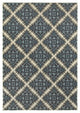 Oriental Weavers Linden Ivory/ Blue Geometric Indoor Area Rug 5'3"X7'6"