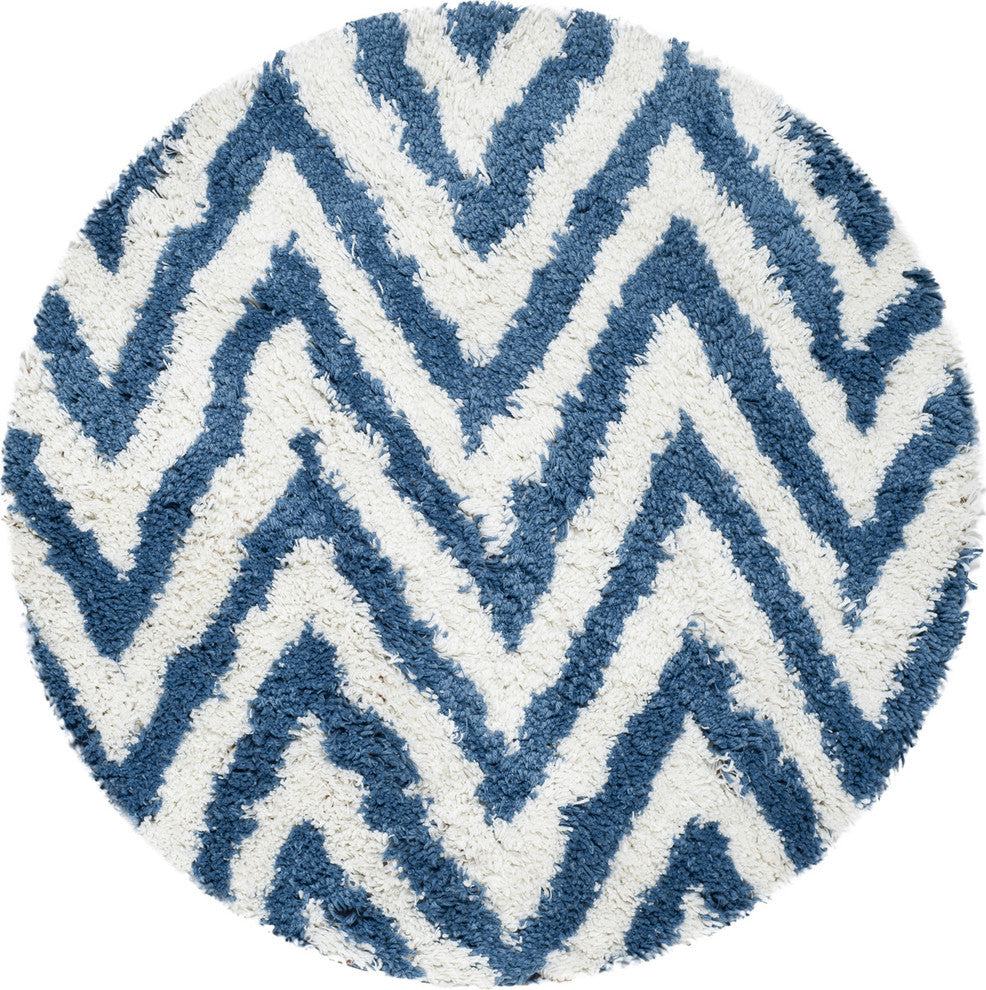 Safavieh Shag 200 SG250A 5' Square Ivory Rug