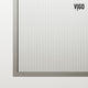 VIGO Meridian Framed Fixed, Stainless Steel, Shower Screen, 34" W X 74" H, Fluted Glass