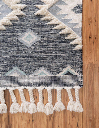 Unique Loom Ivory Mesa Area Rug, Navy Blue, 2'2x8'2, Runner