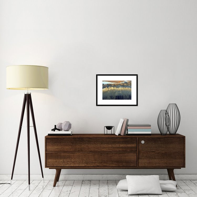 "California Aerial" Framed Digital Print by Tanja Ghirardini, 26"x20"