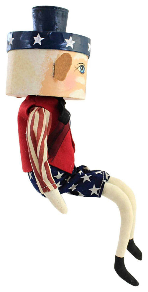 C & F Glory Sam Cloth Figurine Joe Spencer Stars And Stripes