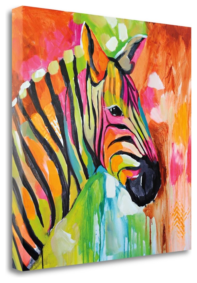 "Za Za" By Amanda J. Brooks, Giclee Print on Gallery Wrap Canvas, Ready to Hang