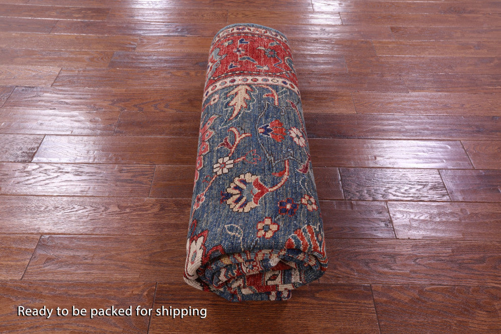 5' 10" X 8' 7" Persian Fine Serapi Handmade Rug - Q12446