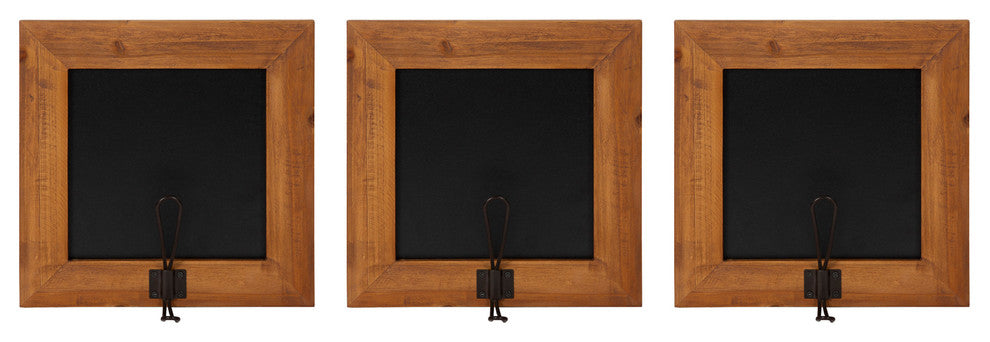 Jeran Wall Mounted Wood Chalkboards 3 Piece Set