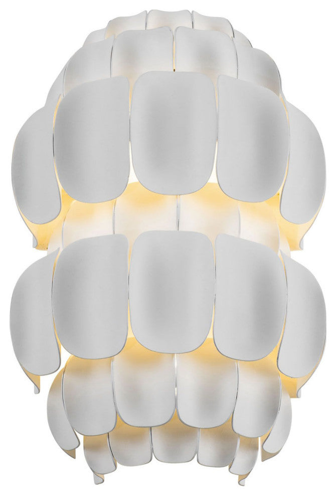 Swoon 2-Lt Sconce - Matte White