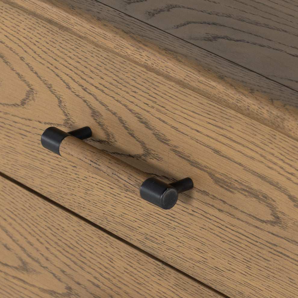 Caroline Nightstand-Smoked Oak