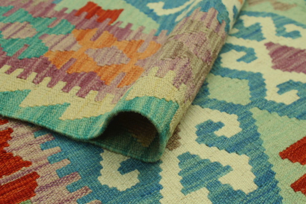 Sangat Kilim Husnu Lt. Green Rug