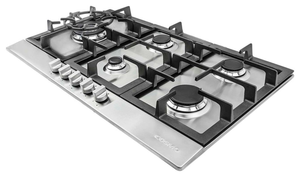 Cosmo Gas Cooktop, 30" Pro Style Stainless Steel Rangetop, 30"