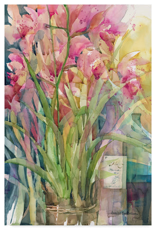 Annelein Beukenkamp 'Orchid Gathering' Canvas Art