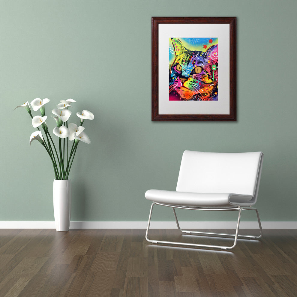 Dean Russo 'Alpha' Framed Art, Wood Frame, 11"x14", White Matte