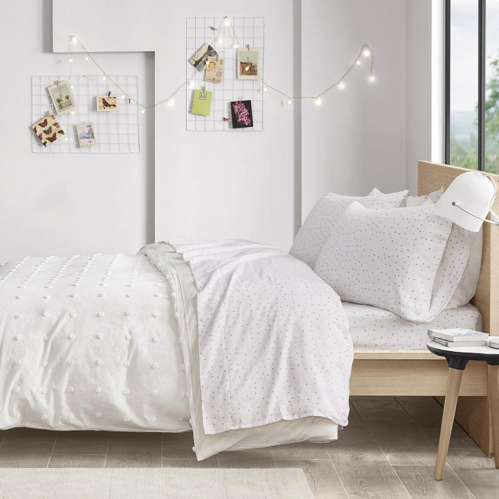 Cotton Flannel Printed Sheet Set