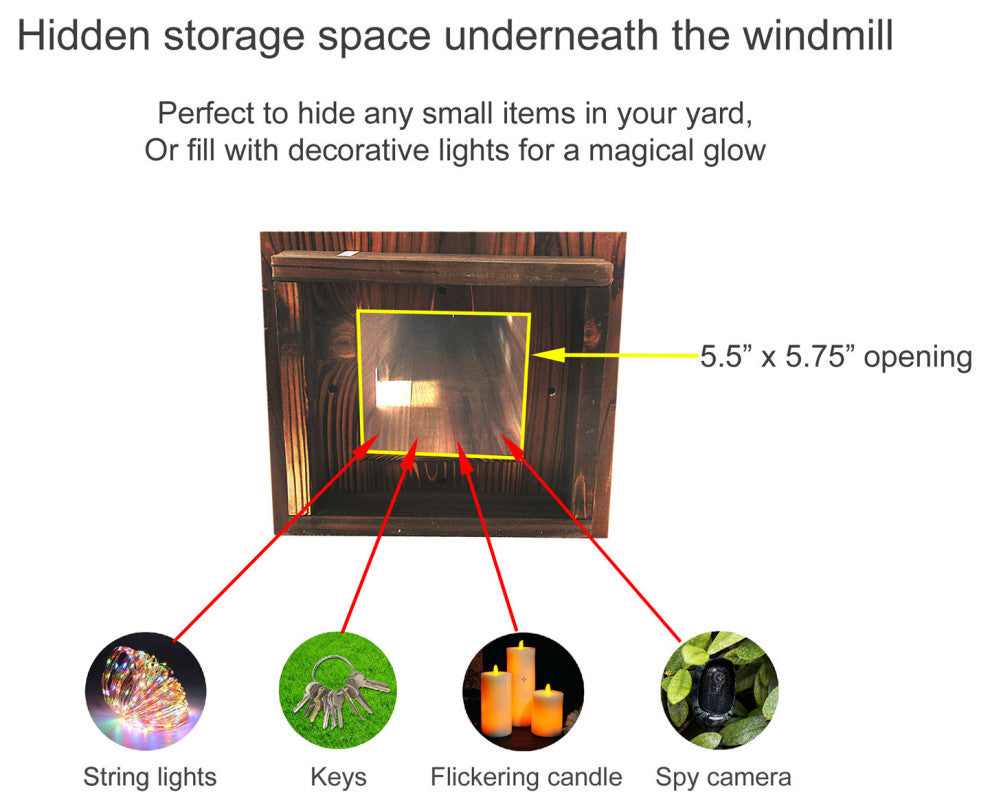 Classic Old-Fashioned Wooden Dutch Windmill