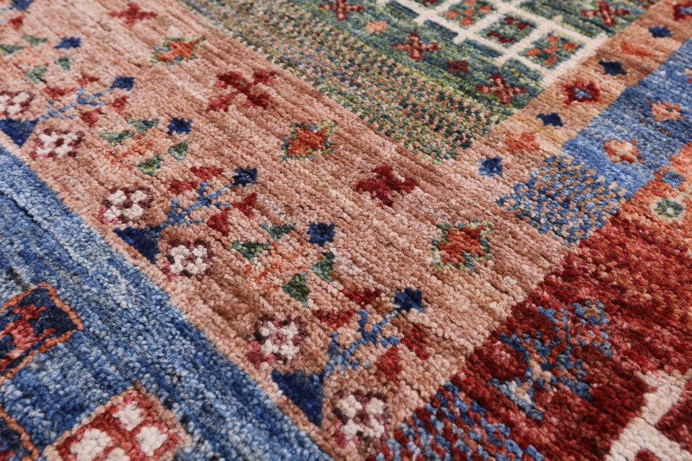 3' 3" X 5' 4" Tribal Persian Gabbeh Handmade Wool Rug - Q13842
