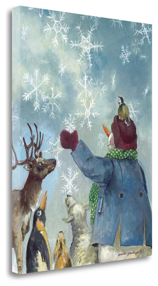 "Let It Snow" By Anita Phillips, Giclee Print on Gallery Wrap Canvas