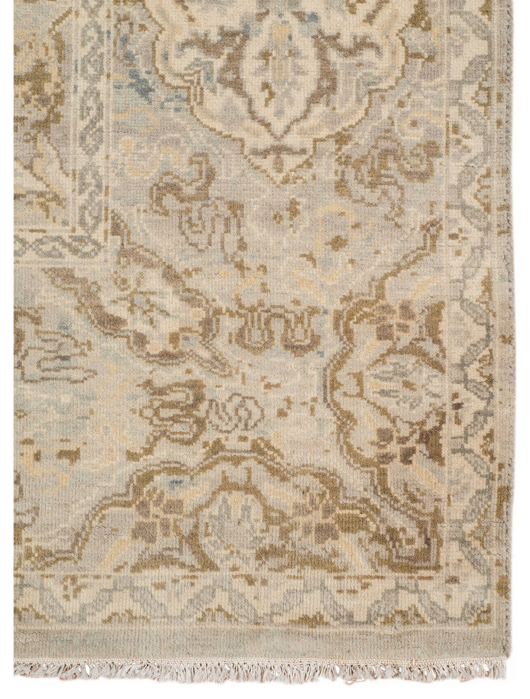 Vintage Oletha Area Rug, Blue, 9' x 12', Bordered