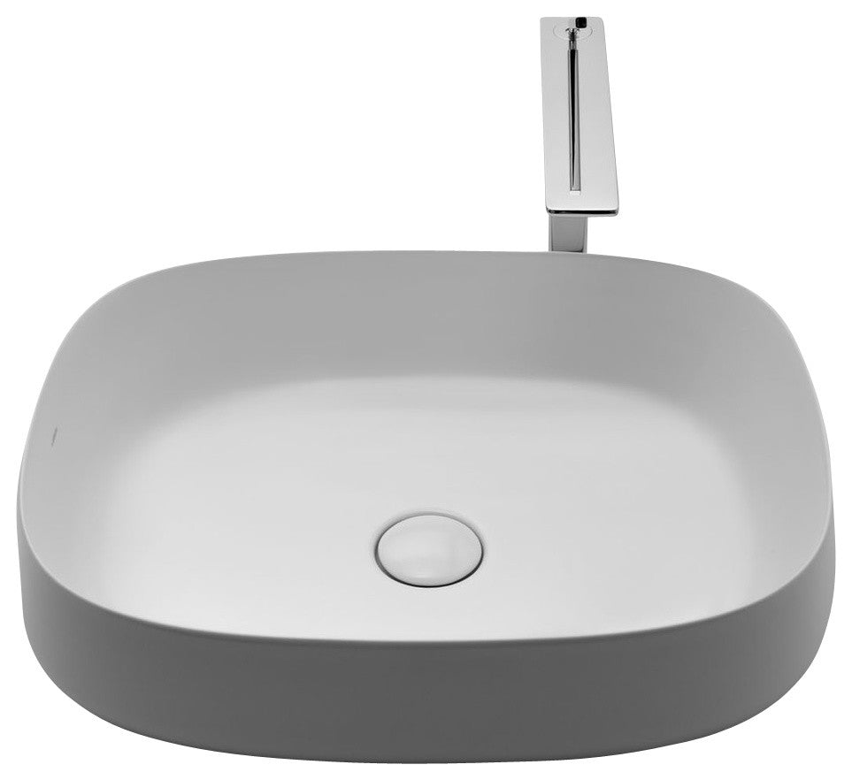 Seed 55.45 Vessel Bathroom Sink 21.7" x 17.7"