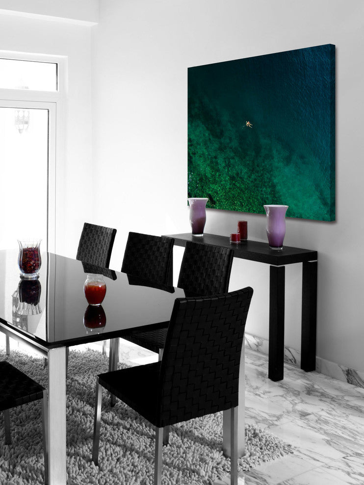 "Alone On A Float" Print on Canvas by Karolis Janulis