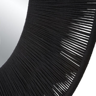 Uttermost 09823 Sailor's Knot Black Round Mirror