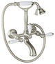 Rohl Country Bath Wall Mount Exposed Tub Filler Faucet Set