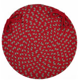 Rhody Rug Manhattan Red Brick 15" Chair Pad