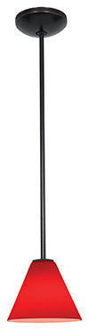 Access Lighting 28004-3R/RED Martini 1 Light LED Pendant - 7"W - Oil Rubbed
