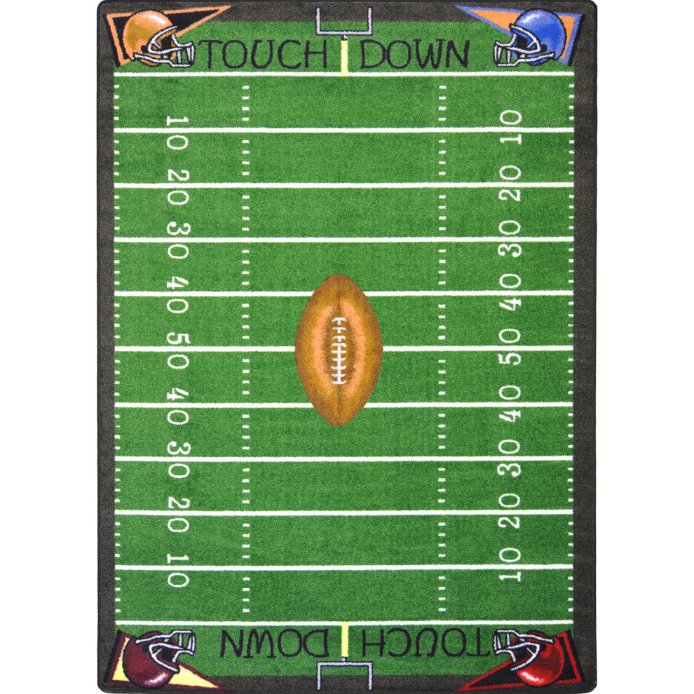 Games People Play Rug, Football Fun, 7'8"x10'9"