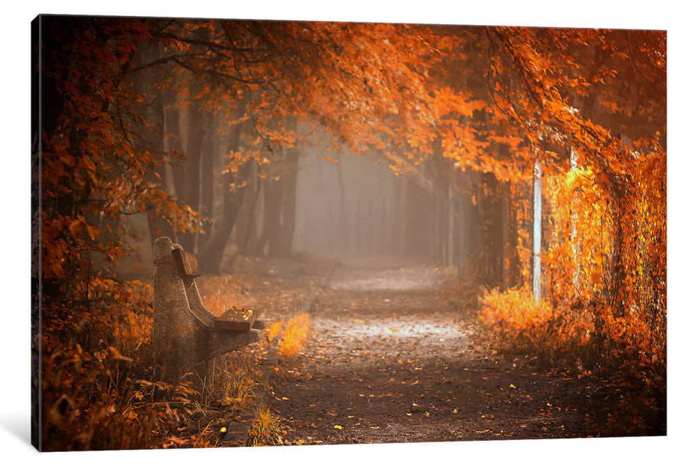 "Waiting To Fall" by Ildiko Neer, 26x18x1.5