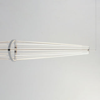 ET2 E24895-133 Quasar 52"W LED Linear Chandelier - Polished Chrome